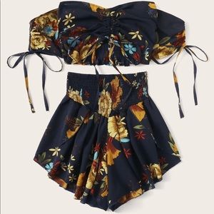 Two piece with shorts!